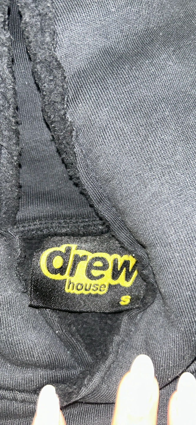 Drew House Black Smiley Face Hoodie - photo 2