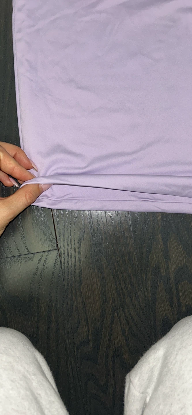 Meshki Lavender Strapless Ruched Mini Dress - photo 3
