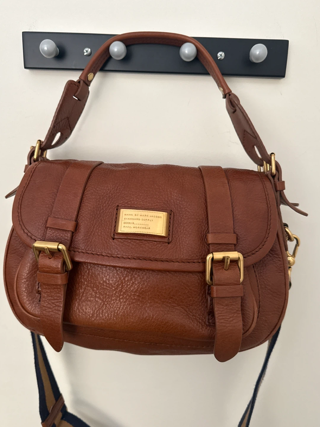 Vintage Marc by Marc Jacobs Brown Leather Satchel Purse - photo 3