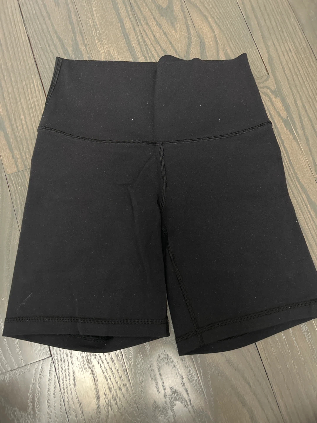 TNA Black High-Waisted Biker Shorts Size S