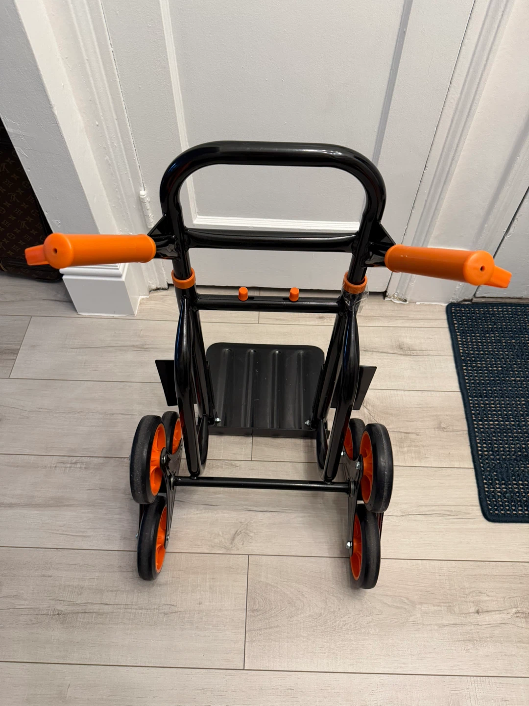 Folding Hand Truck Dolly with Orange Wheels - photo 5