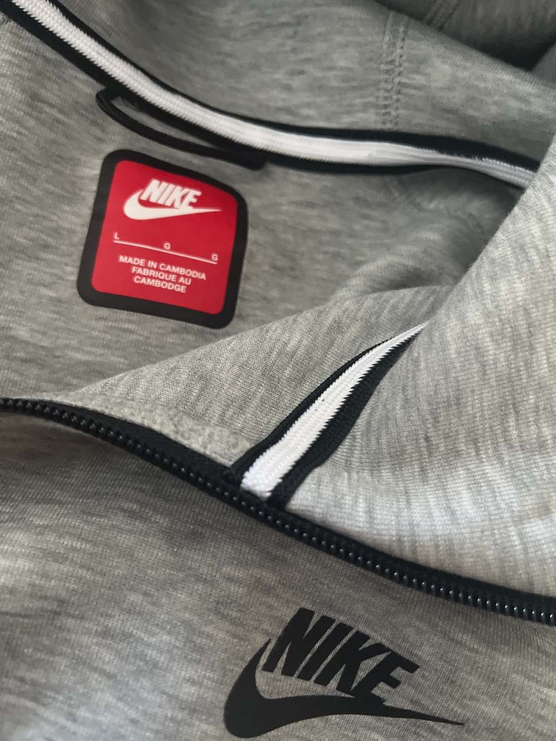 Nike Tech Fleece Hoodie Grey Size L - photo 2