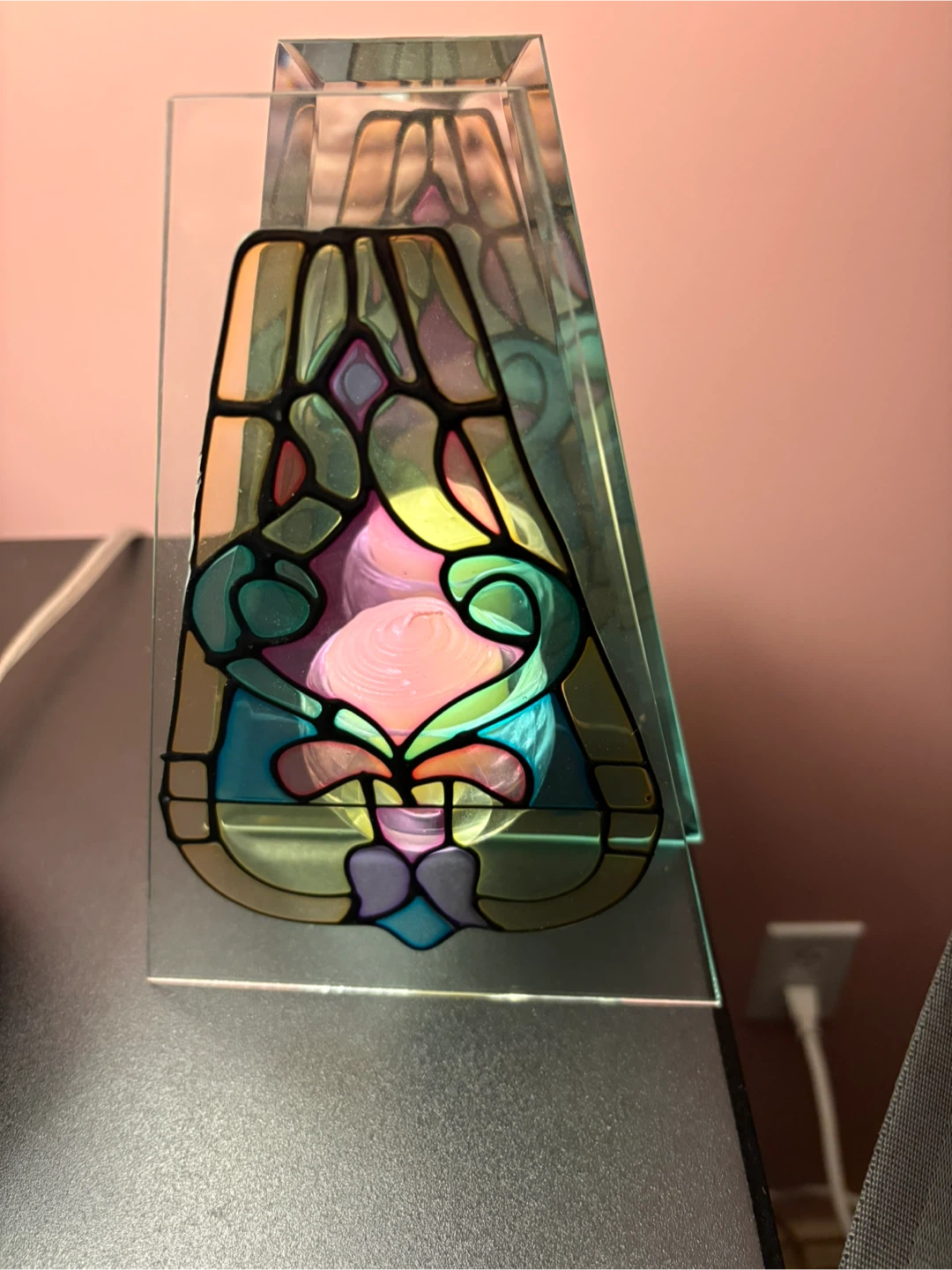 Stained Glass Candle Holder - photo 2