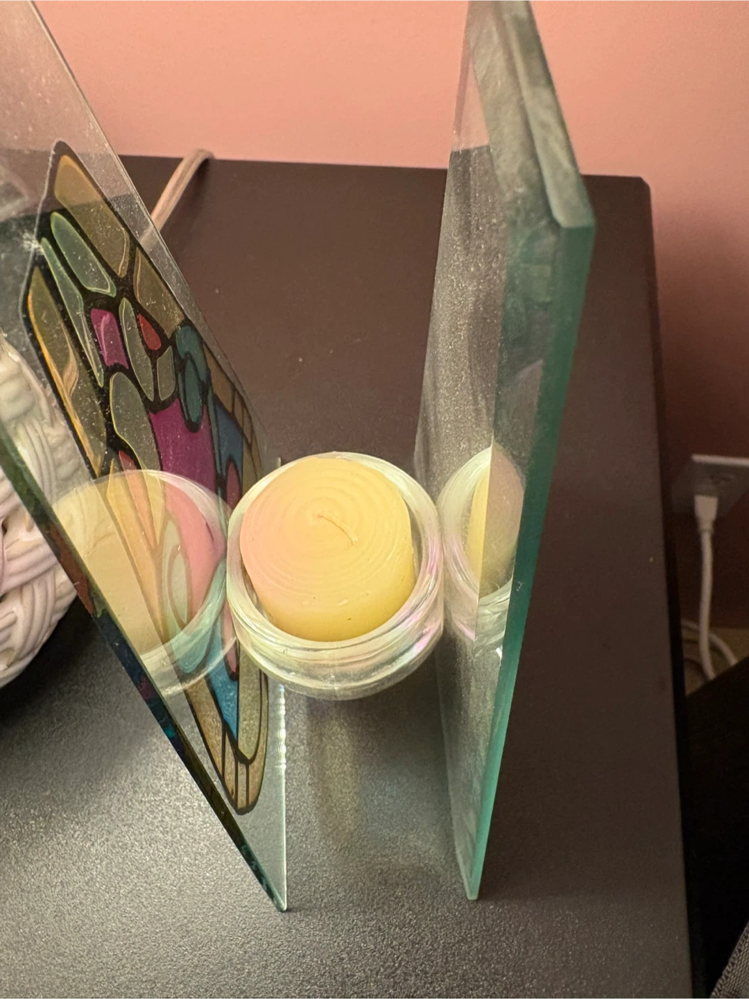 Stained Glass Candle Holder - photo 4