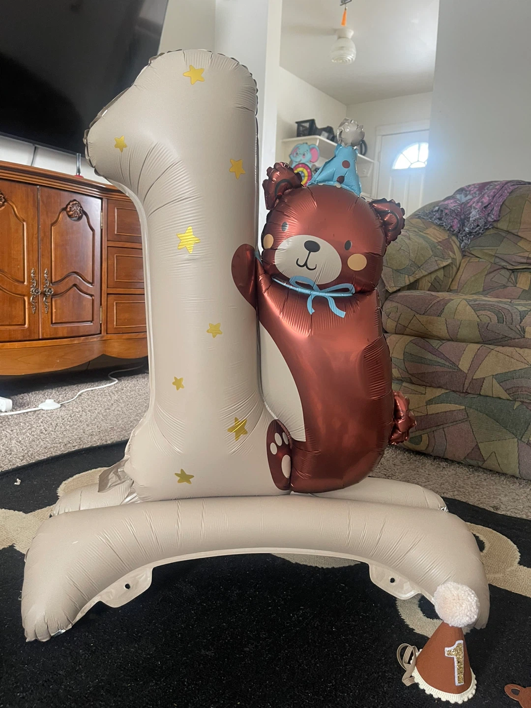 Teddy Bear "My Beary 1st Birthday" Party Decor Set - photo 3