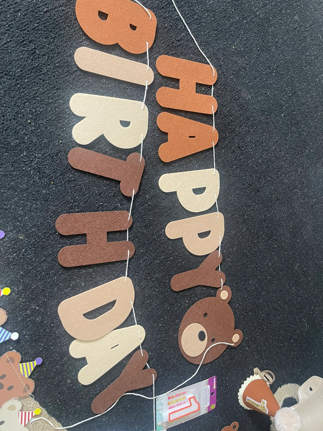 Teddy Bear "My Beary 1st Birthday" Party Decor Set - photo 4
