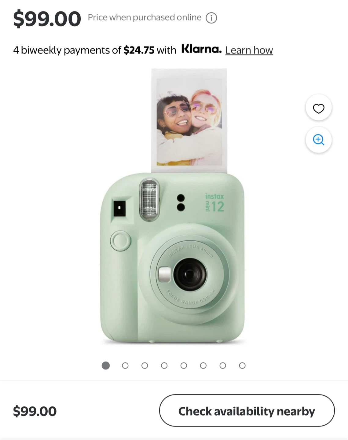 Fujifilm Instax Mini 12 Instant Camera - Mint Green - photo 3