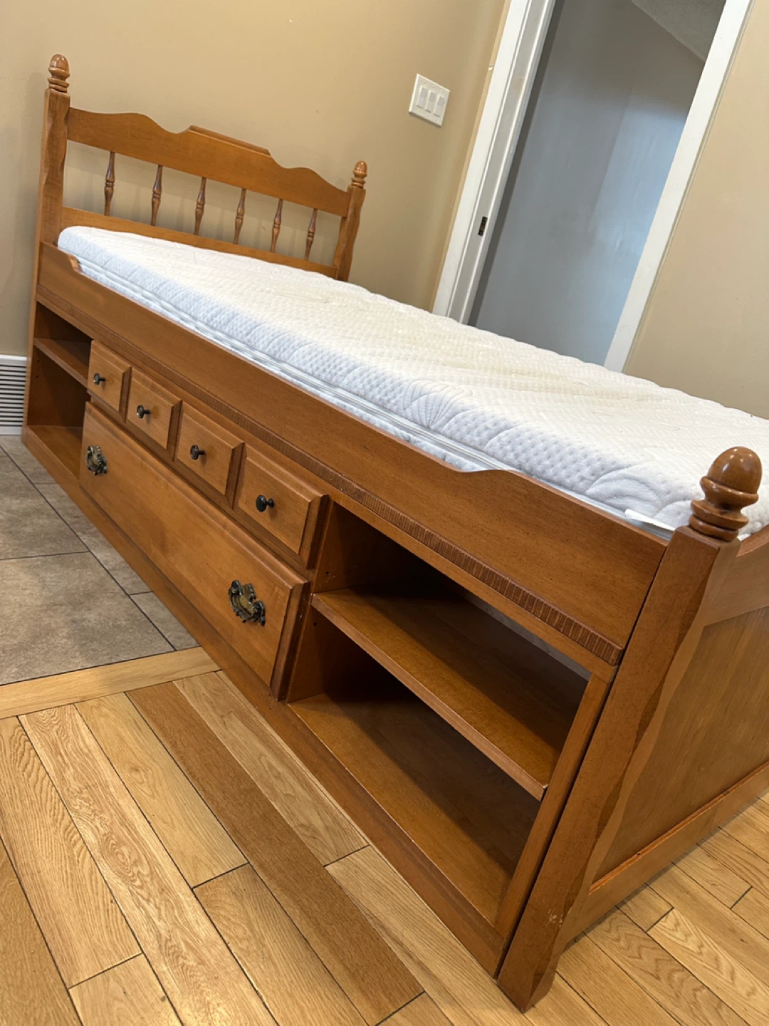 Solid Wood Twin Captain’s Storage Bed Set (CAN DELIVER) - photo 5
