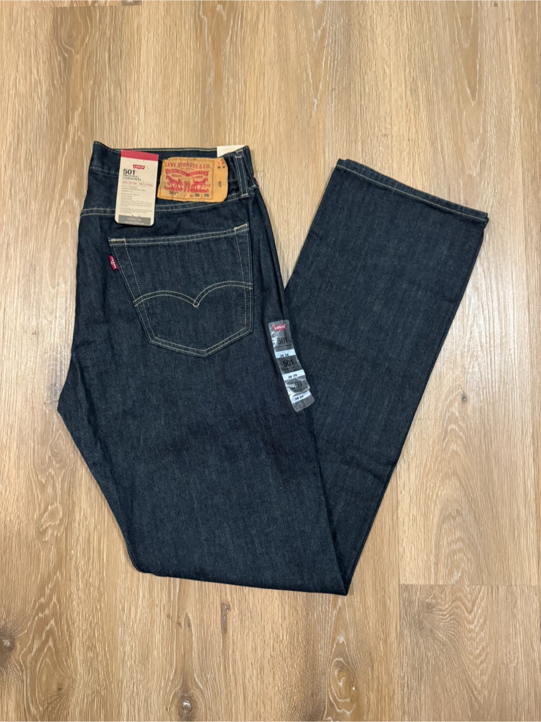 Levi’s 501 Men Dark Denim Jeans Size 36x36