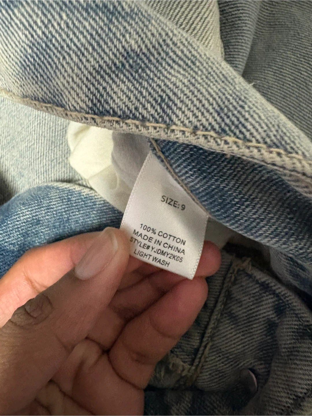 Fashion Nova Light Wash Wide Leg Jeans - Size 9 - photo 3