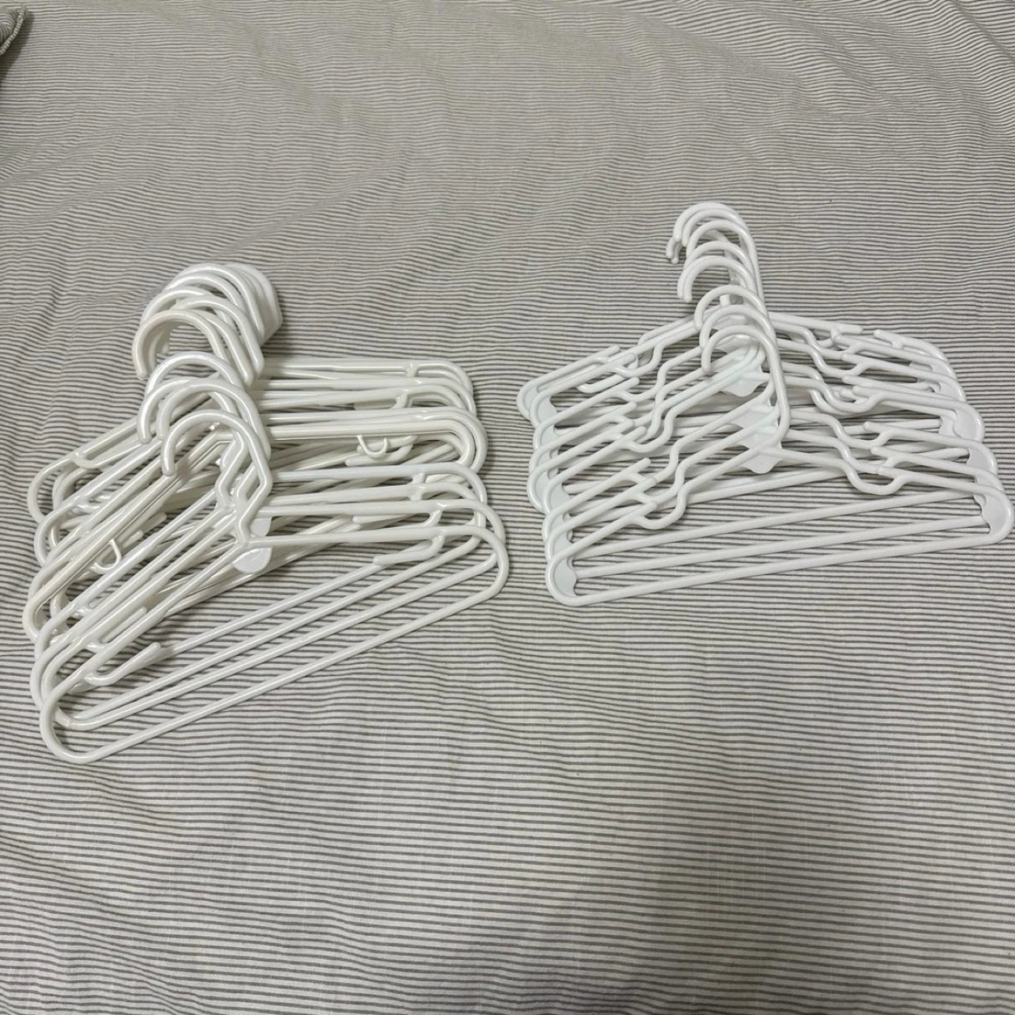 White Plastic Clothes Hangers