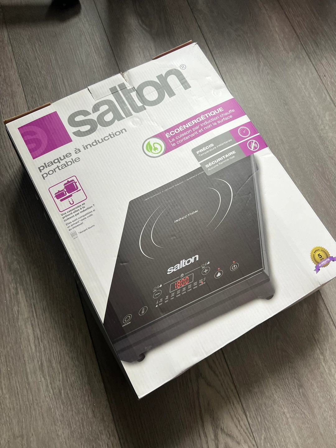 Salton Portable Induction Cooktop - photo 3