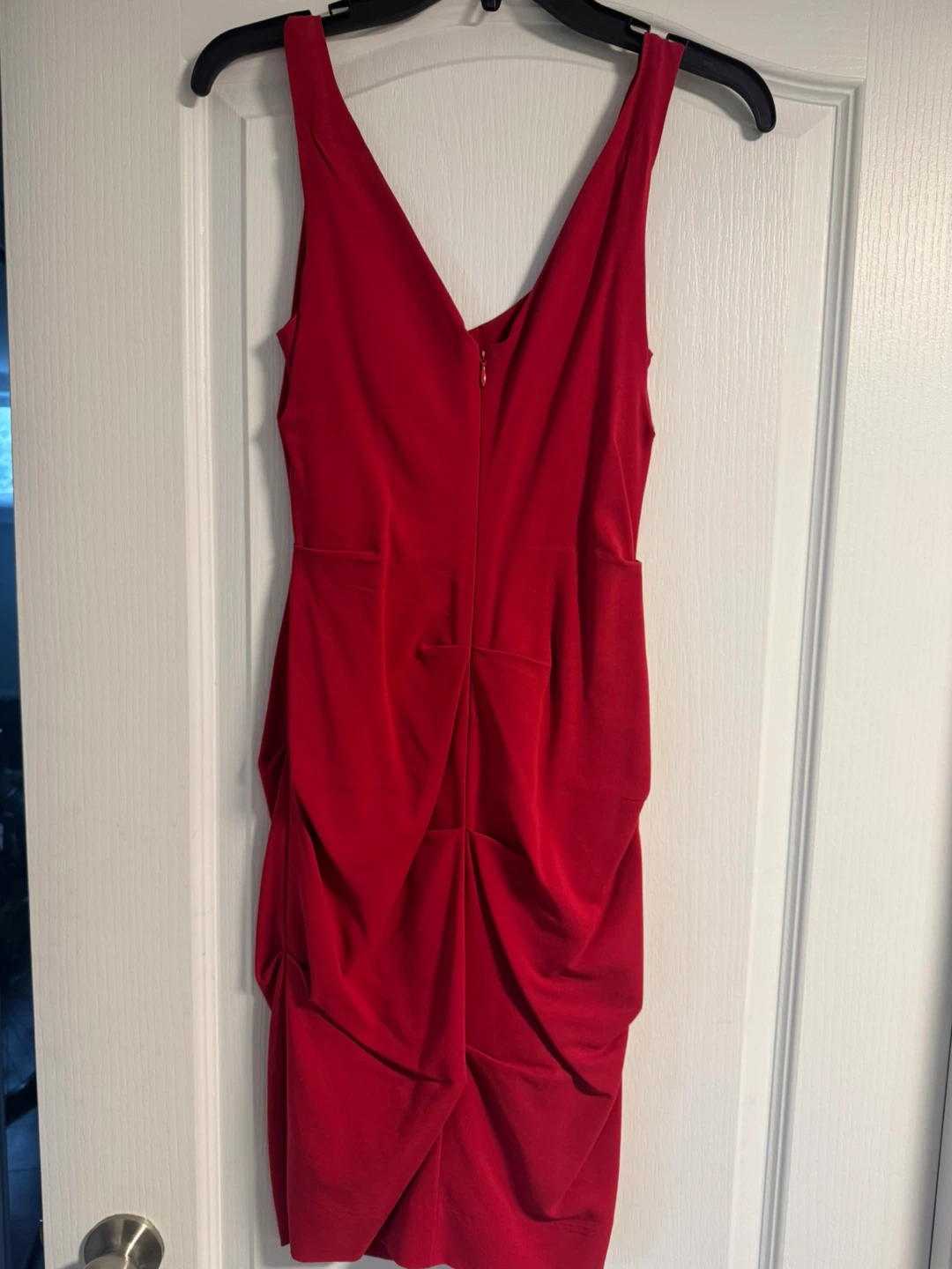 Nicole Miller Collection Red Ruched Dress Size 0 - photo 2