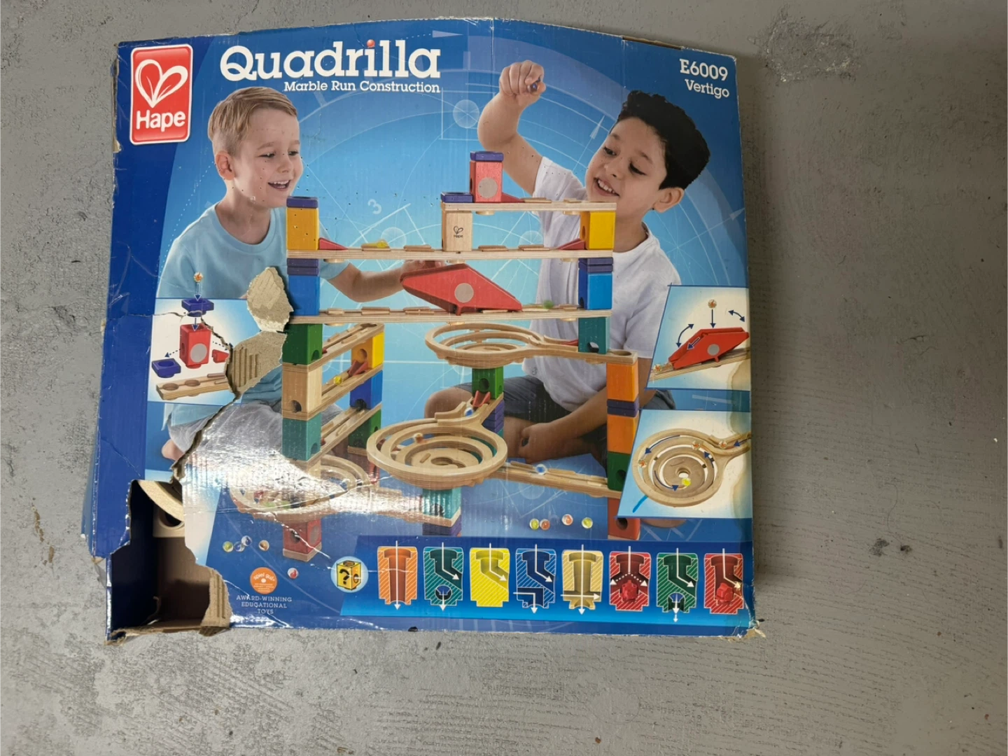 Hape Quadrilla Vertigo Marble Run Construction Set