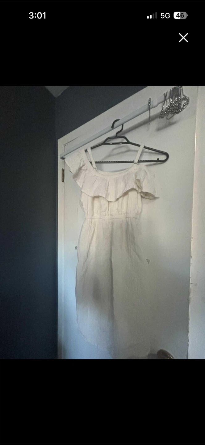 Old Navy Off-the-Shoulder Dress - Cream - photo 3