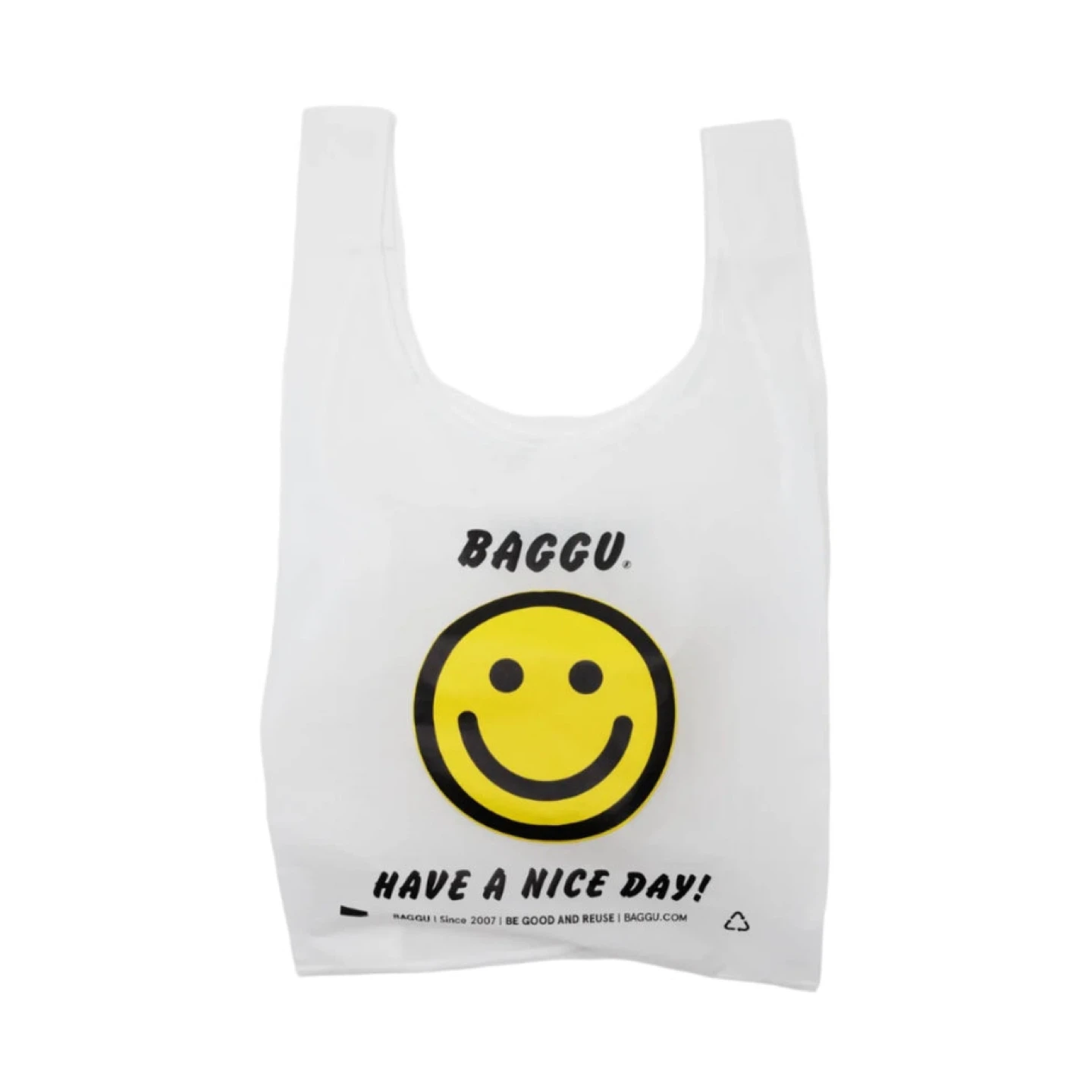 Brand new BAGGU Reusable Bag - Smiley Face
