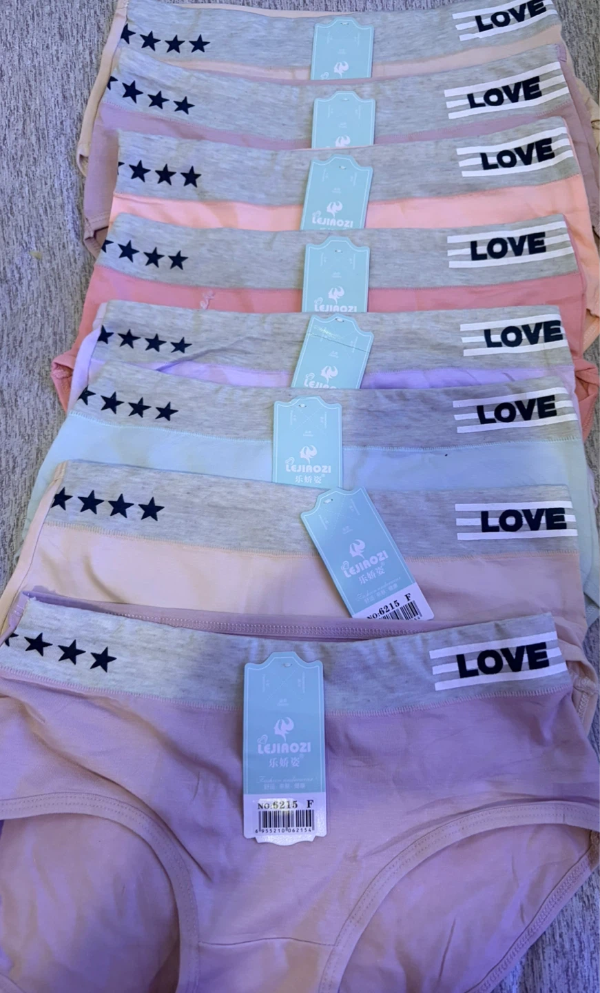 Lejiaozi Women's Cotton Underwear Pack - Assorted Colors/Styles - photo 2
