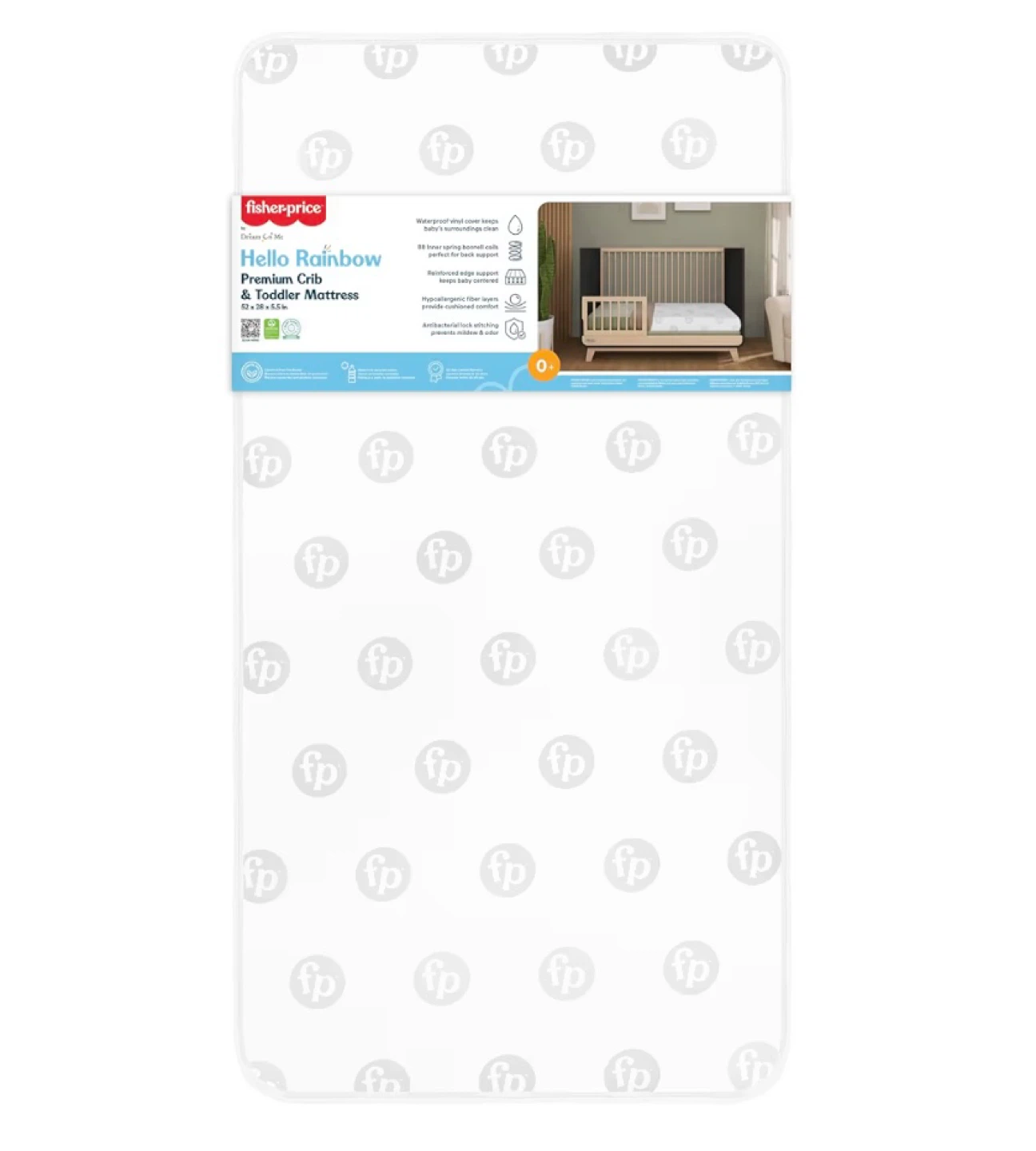 Crib, Toddler Mattress and free mattress cover - photo 3
