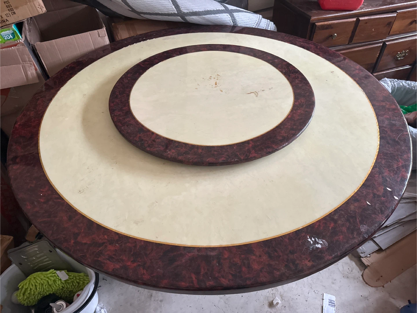 Round Dining Table with Lazy Susan - photo 2