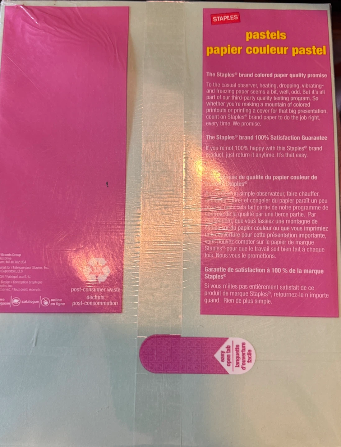Staples Pastels Paper - 500 Sheets (light blue color) - photo 2