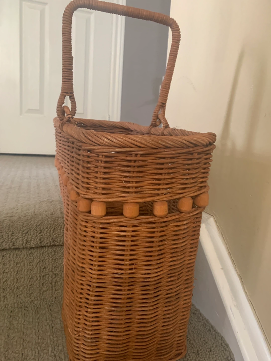 Wicker Basket for Stairs - photo 2