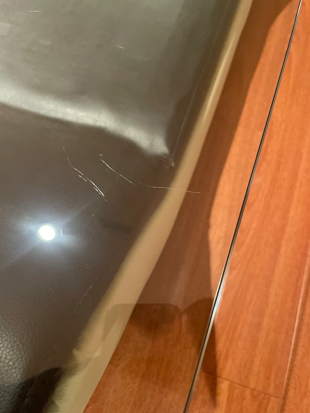 Modern Coffee/Tv Table with Glass Top - photo 3
