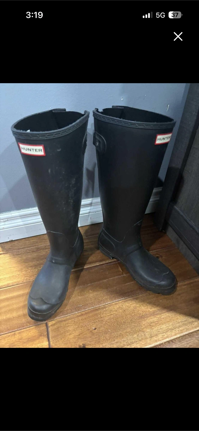 Hunter Rubber Boots - Black