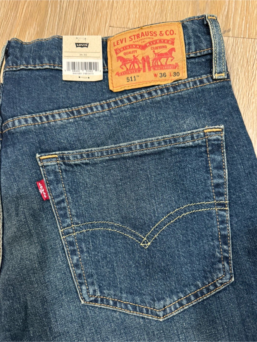 Levi’s 511 Men Slim Jeans Size 36x30 - photo 2