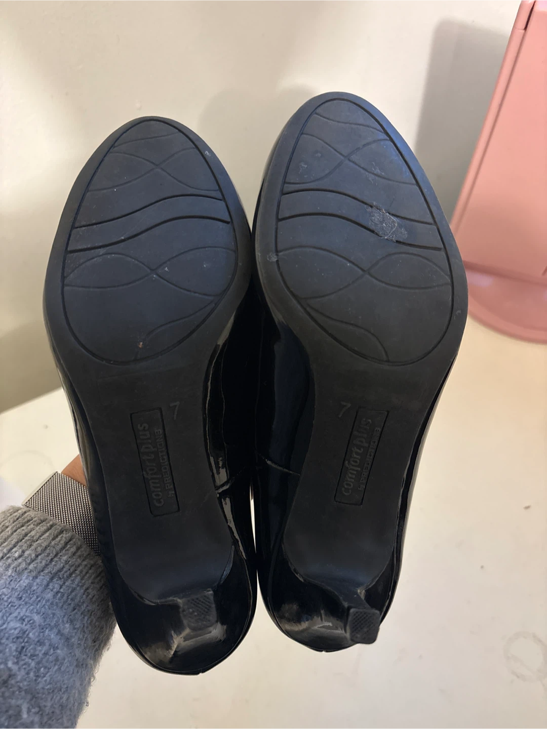 Black Patent Heels - Size 7 - photo 3