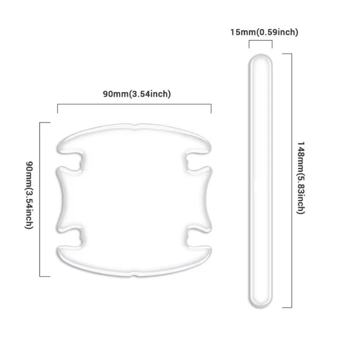 Car Door Handle and Edge Protection Strips