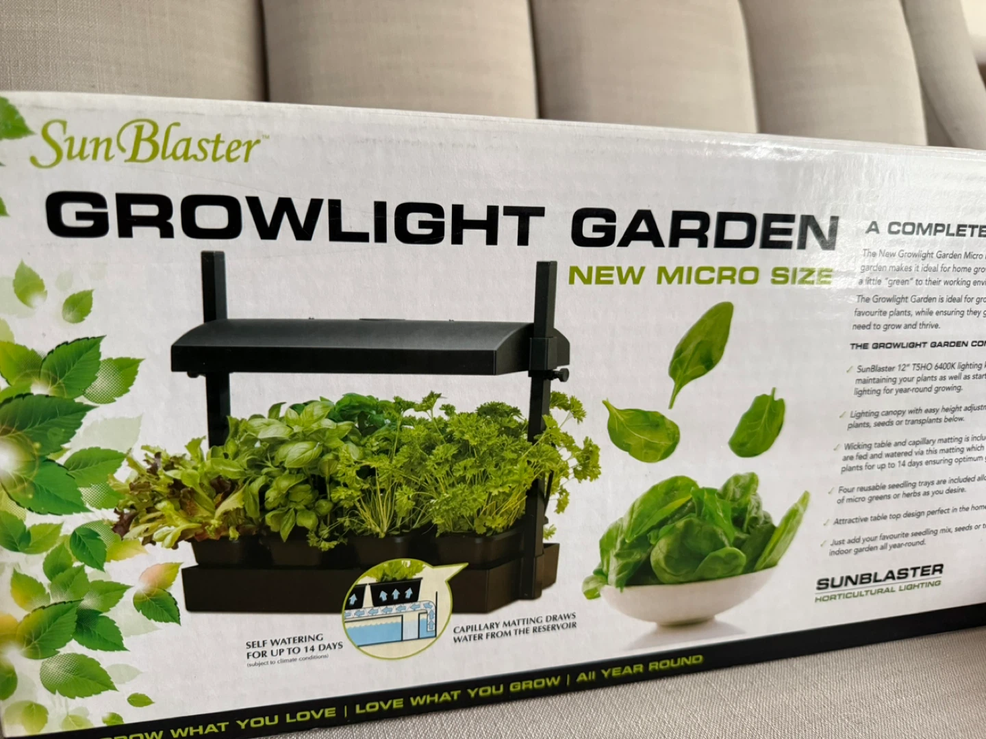 SunBlaster Growlight Garden -  Indoor LED Garden Kit - photo 4