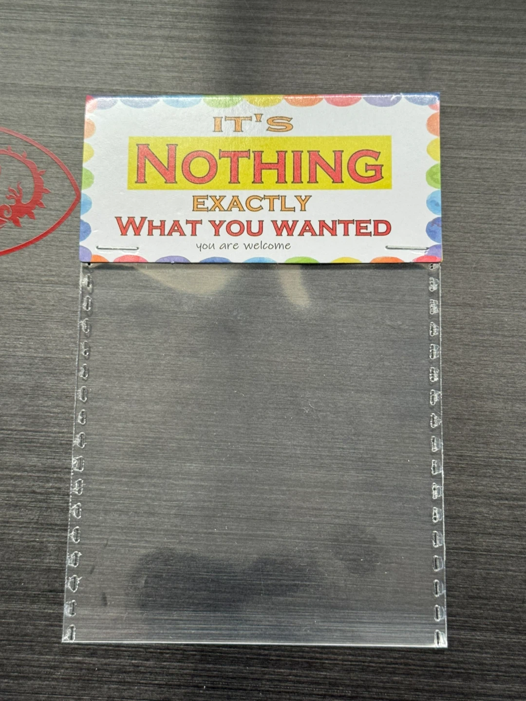 Nothing package prank