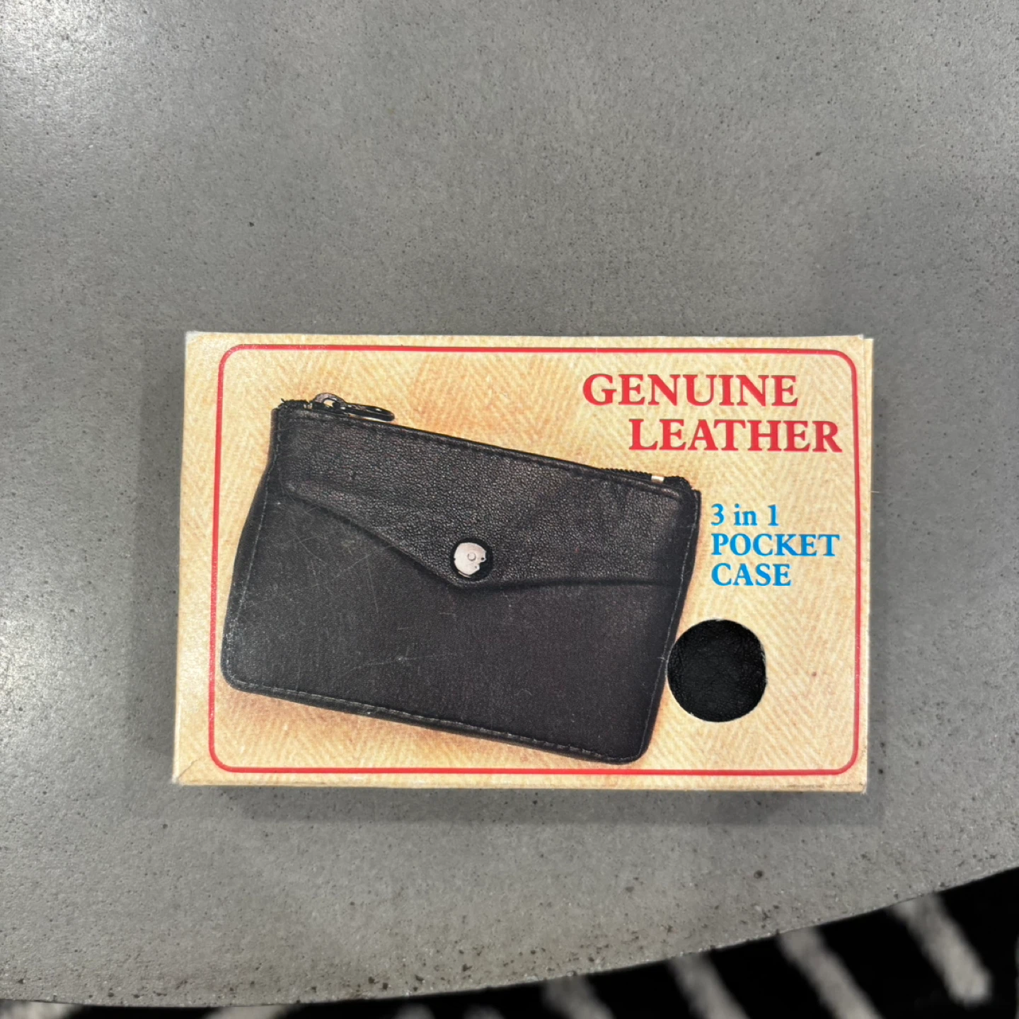 Vintage Leather Pocket Case
