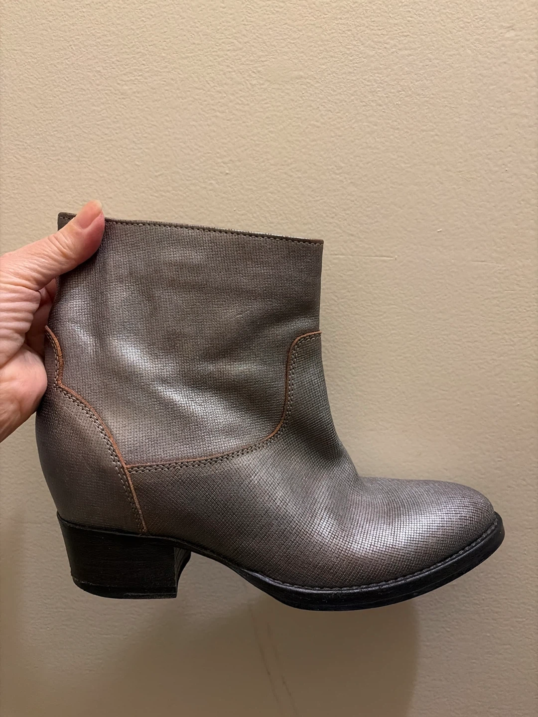 Buttero Metallic Ankle Boots - photo 2