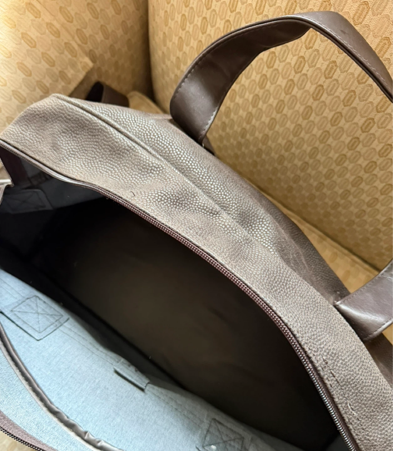 Brown Karl Lagerfeld Parfums International overnight bag - photo 5