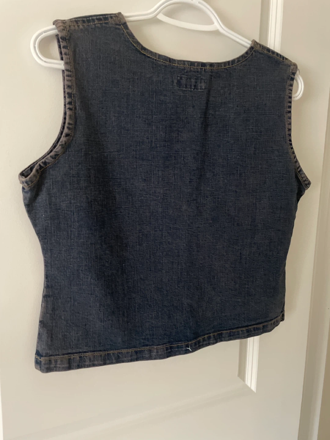 Denim Vest - Size L like new - photo 2