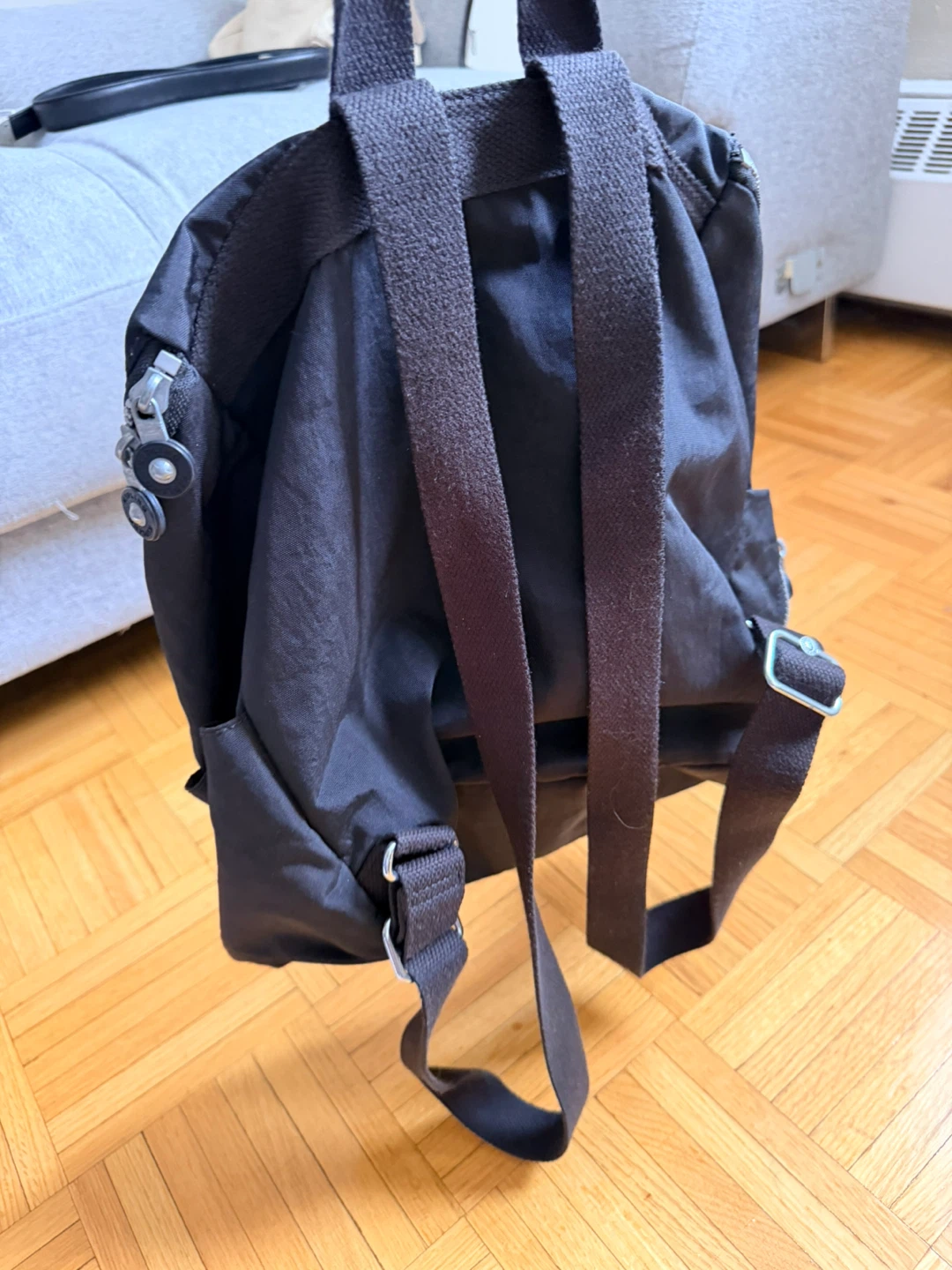 Kipling Black Backpack with Monkey Charm - photo 3