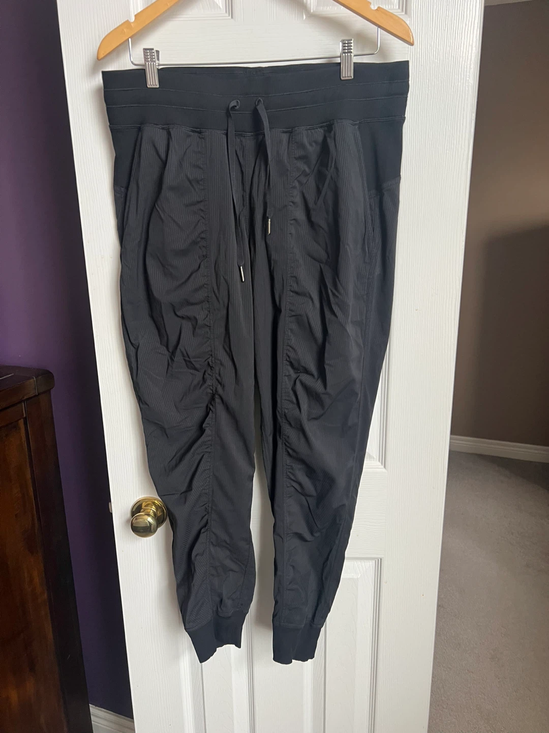 Size 12 black lulu dance studio pants