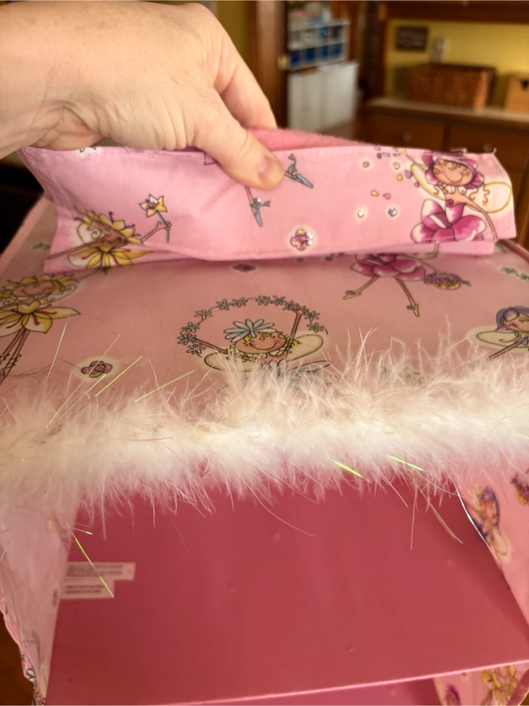 Pink Fairy Hanging Storage Organizer - photo 2