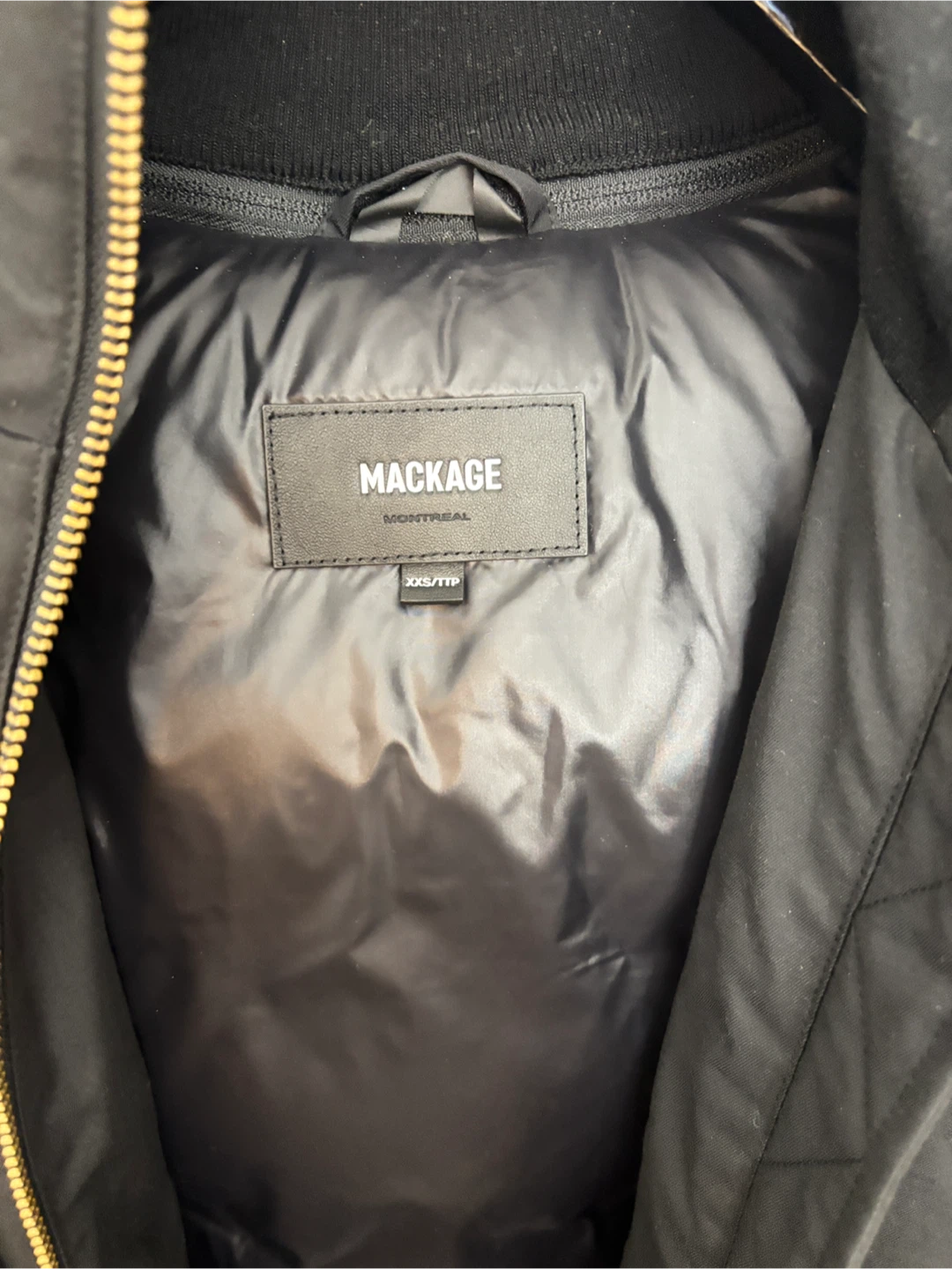 Mackage Black Down Parka Coat with Fur Hood XXS/TTP - photo 3