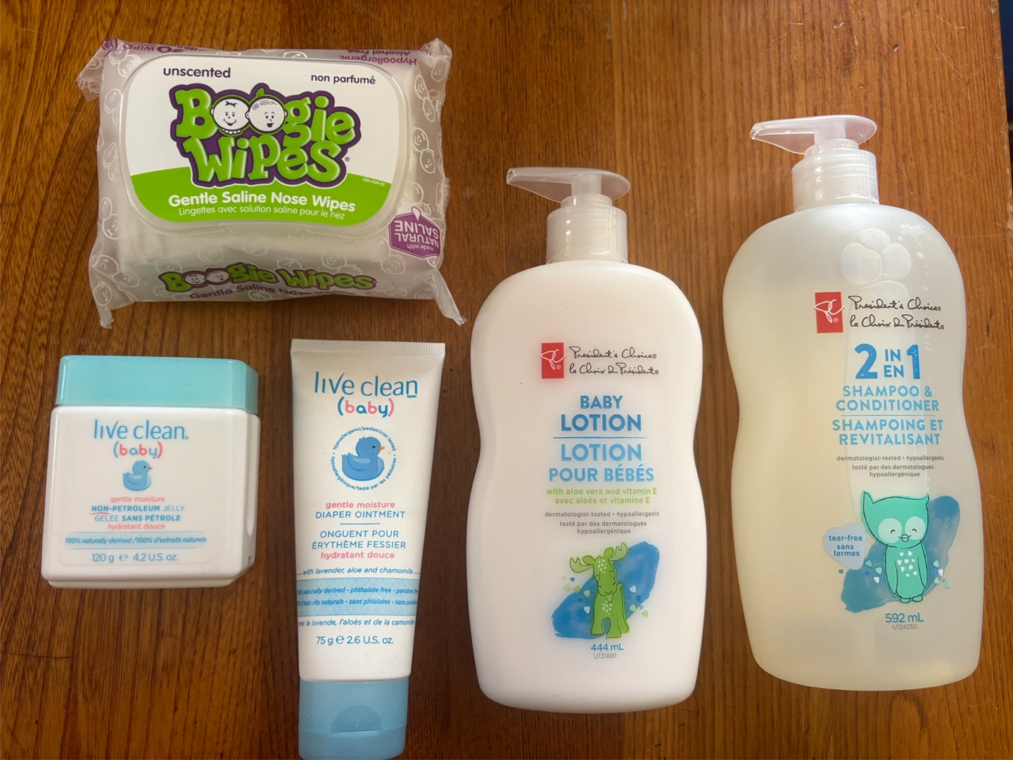 All new baby product hygiene set