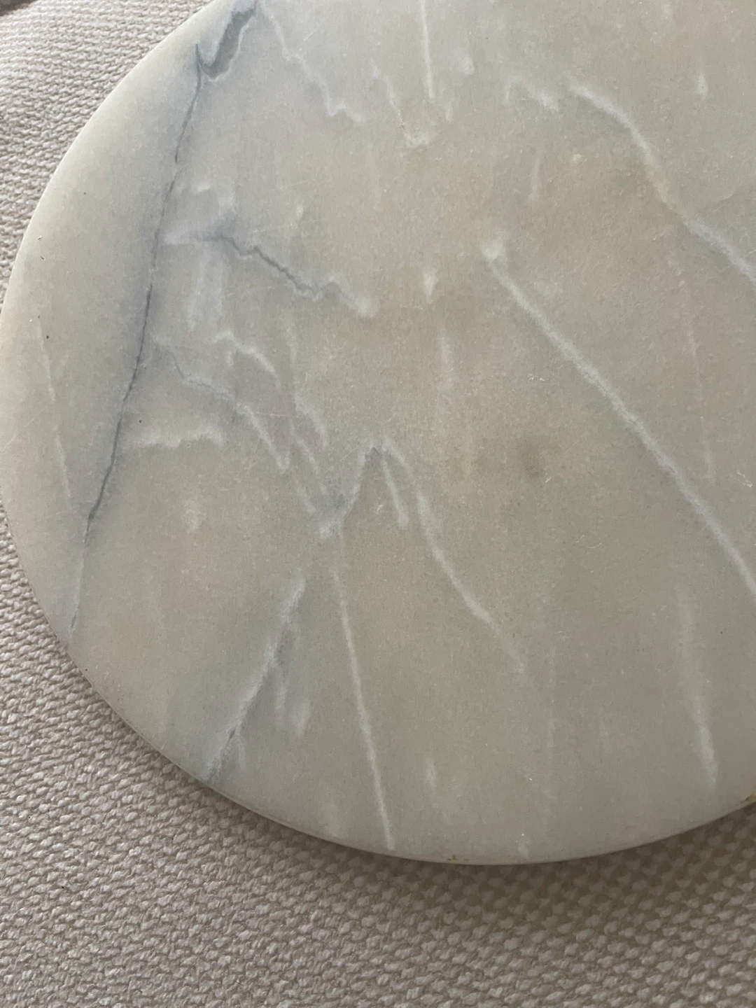 Round Marble tray - photo 2