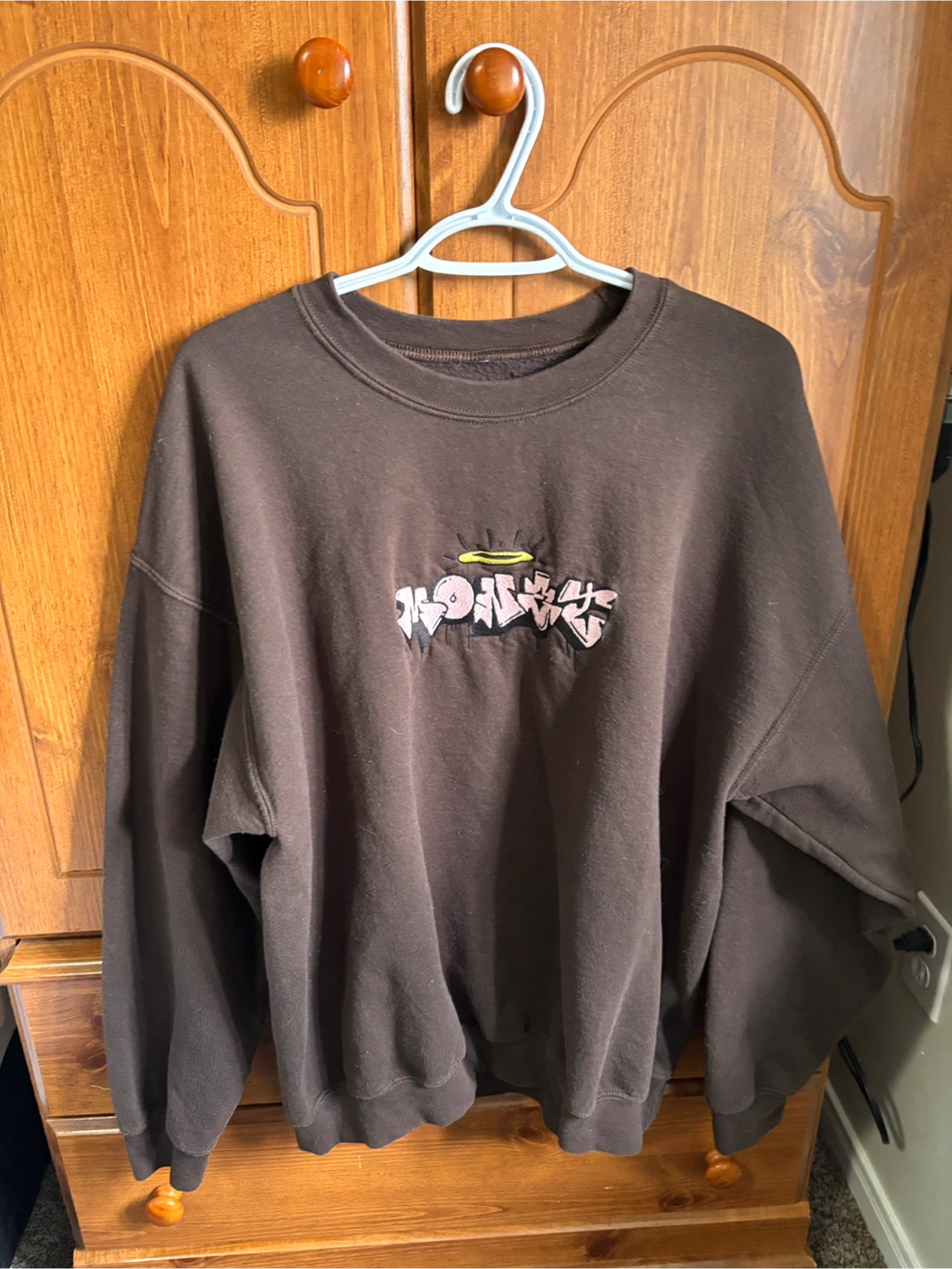 Brown Graphic Sweatshirt