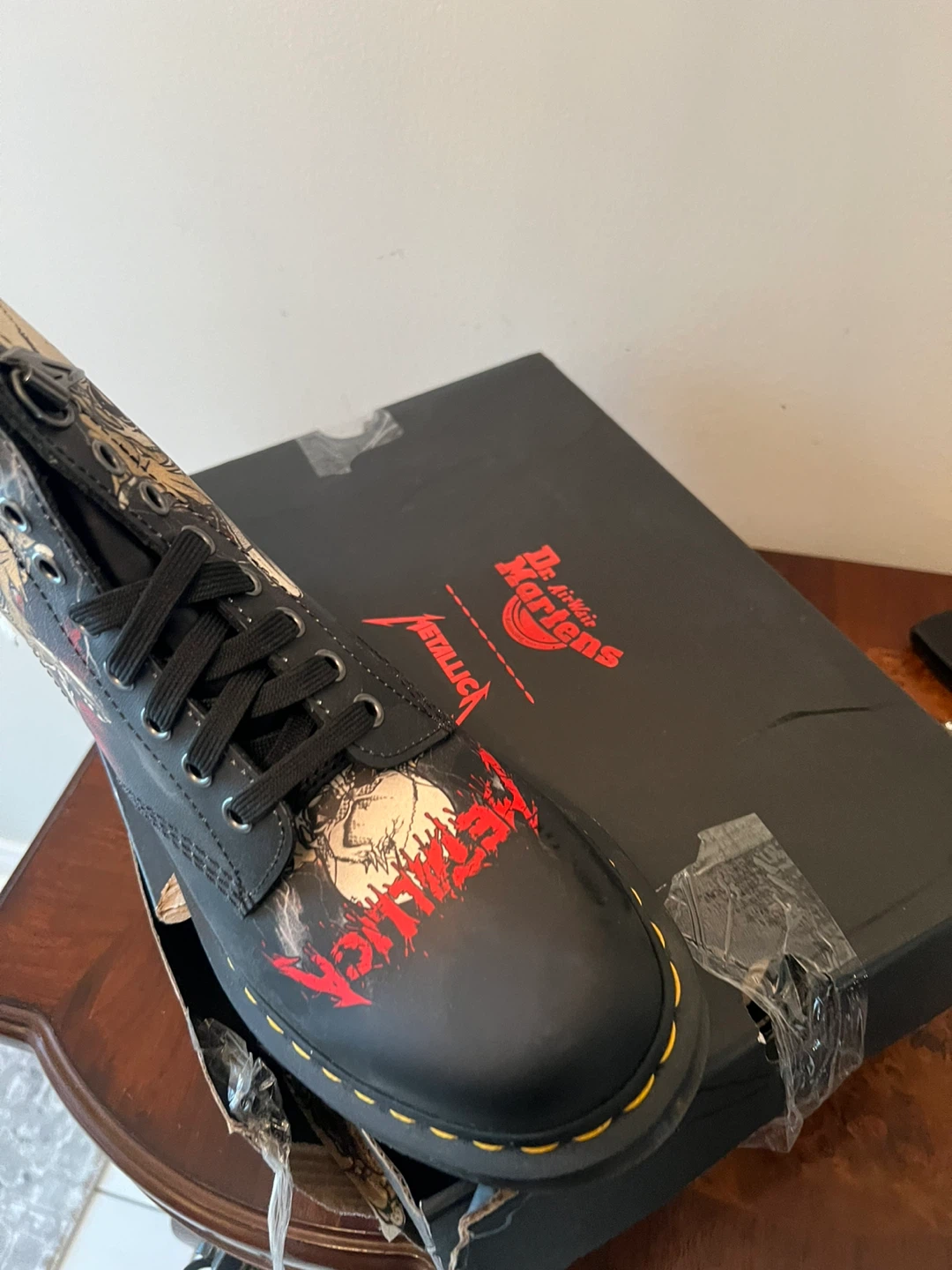 Dr. Martens 1460 Metallica Skull Lightening Boots - photo 3