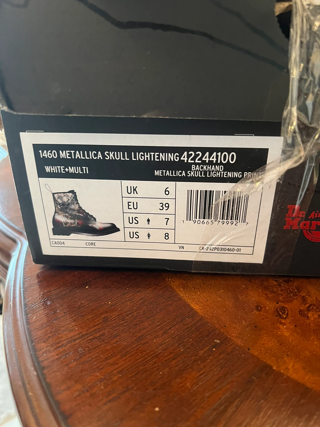 Dr. Martens 1460 Metallica Skull Lightening Boots - photo 4