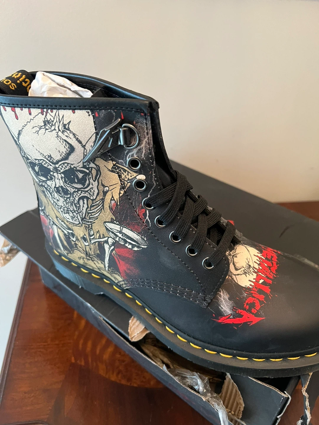 Dr. Martens 1460 Metallica Skull Lightening Boots - photo 2