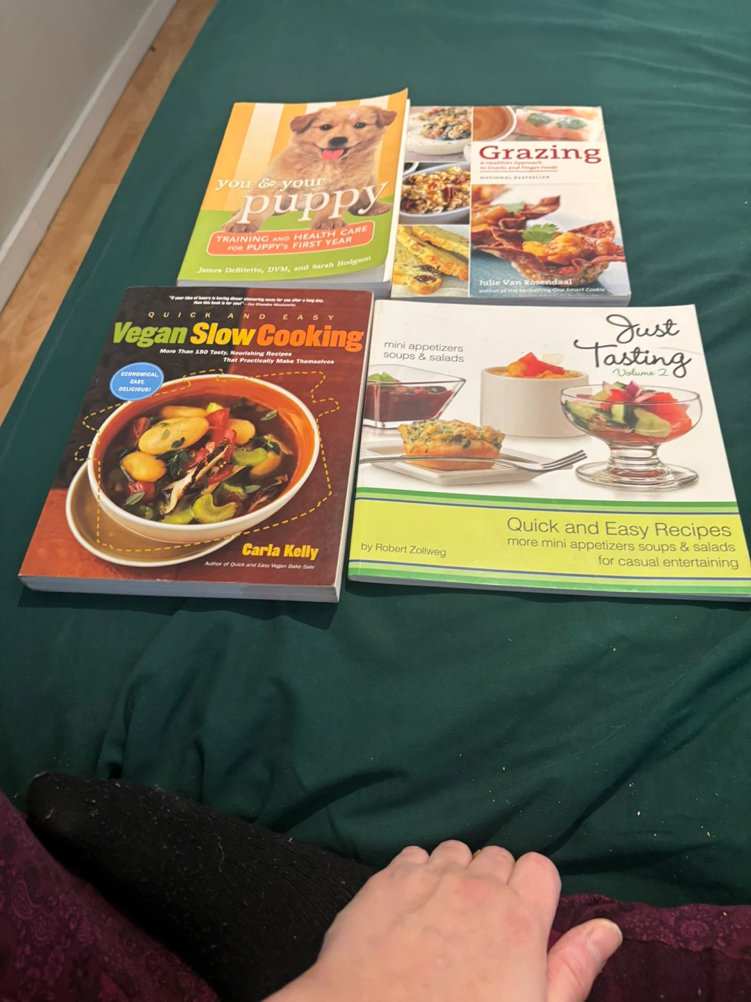 Assorted Cookbooks and Motivational Books