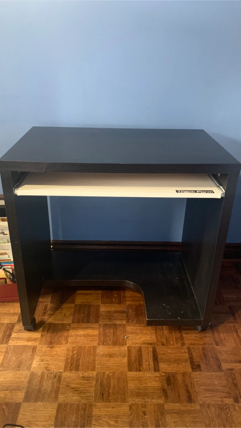 Track Form Desk with Pull-Out Keyboard Tray - photo 4
