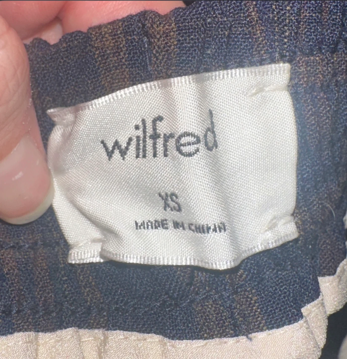 Wilfred Plaid Pants XS - photo 3