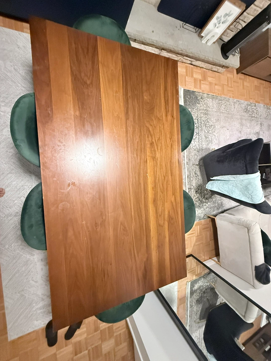 Moving out sale! Set of wooden dining table and 6 chairs ! - photo 5